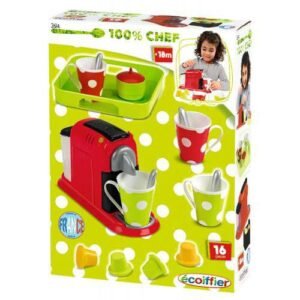 Ecoiffier 100% Chef Espresso Machine with Accessories