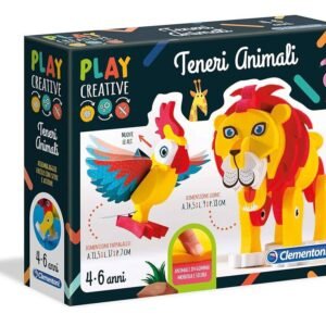 the Clementoni Play Creative Spongy Animals kit