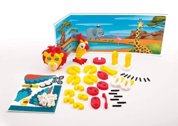 the Clementoni Play Creative Spongy Animals kit - Image 3