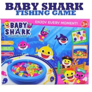 Baby Shark-themed magnetic fishing game