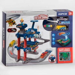 multi-level toy car parking garage playset