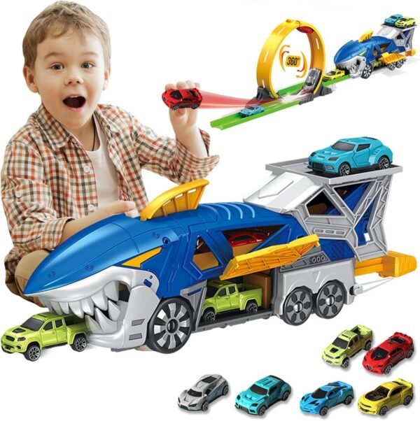 Kids N Play Shark Catapult Track Playset - Image 2