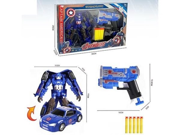 Captain America-themed deformation robot - Image 2