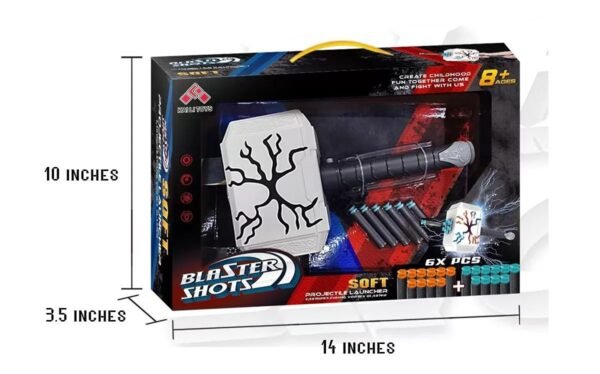 Thor Hammer Soft Bullet Blaster Shots Launcher - Image 3