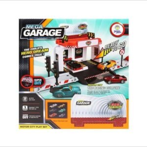 multi-level garage with parking