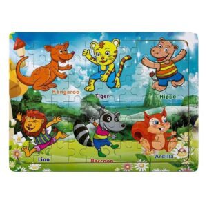 Wooden jigsaw puzzle for children