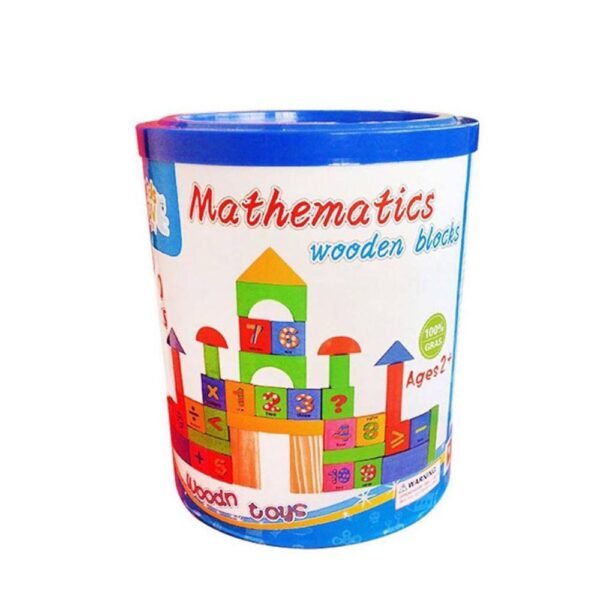 Mathematics wooden blocks