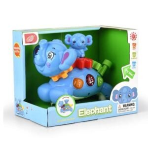Baby Toys Ringató Elefánt Bébijáték Fény és Hang Effektekkel