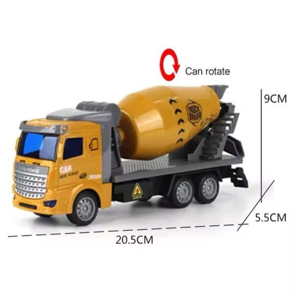 Die-Cast Cement Mixer Toy Truck - Image 3