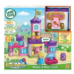 LeapFrog LeapBuilders Shapes and Music Castle learning block toy