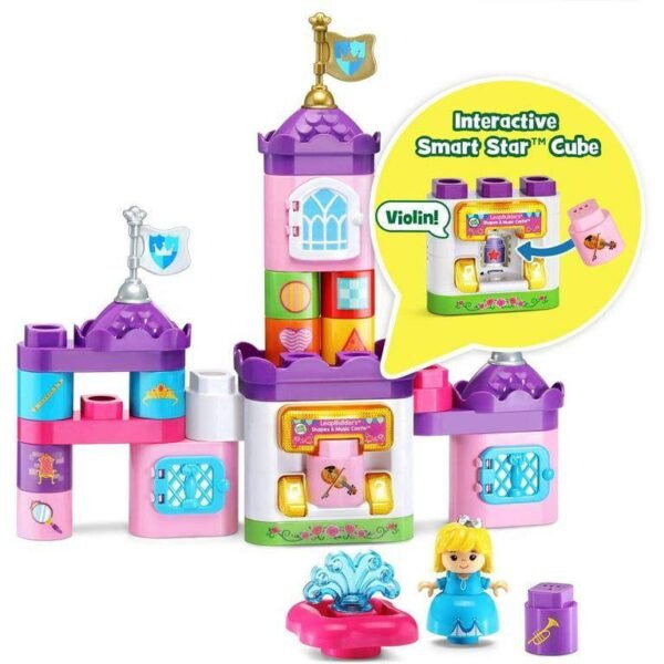 LeapFrog LeapBuilders Shapes and Music Castle learning block toy - Image 2