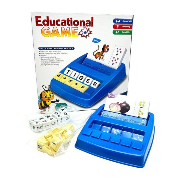 2 in 1 English and Mathematical Educational Board Game for Kids - Image 3