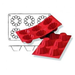 6 BRIOCHE SILICONE MOULD