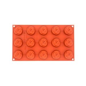 15 MINI ROSES SILICONE MOULD