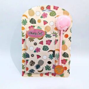 Fruits Notebook + pen size A6