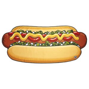 Hotdog beach towel