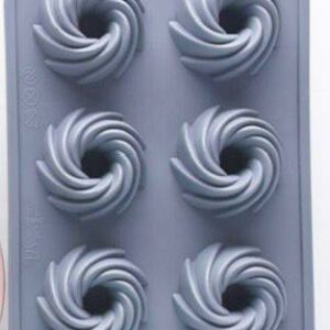 New fashion design mini cake mould 6 cup