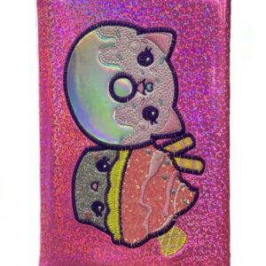 Glittery Donut Cupcake Notebook size A5