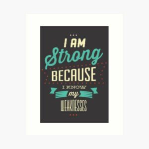 I’m Strong Notebook size A5