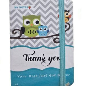 Blue Owl Notebook size A5