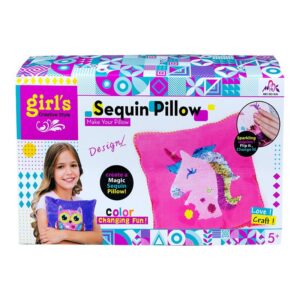 Girls Sequin Pillow