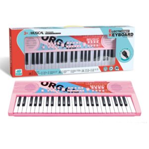 Electronic Keyboard with a microphone