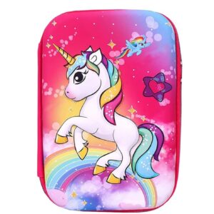 3D Unicorn Pencil Case