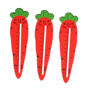 Ziyue wooden ruler with a carrot design