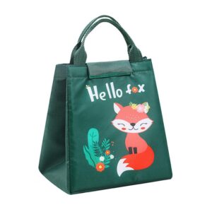 Green Fox Lunch Bag