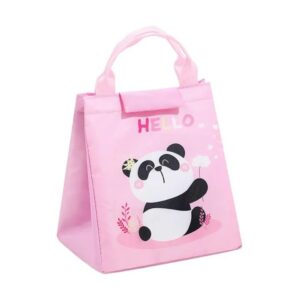 Pink Panda Lunch Bag