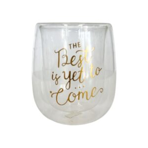 Quotes Transparent Glass Mug