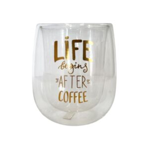 Quotes Transparent Glass Mug