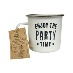 Stainless White Mug with Quote