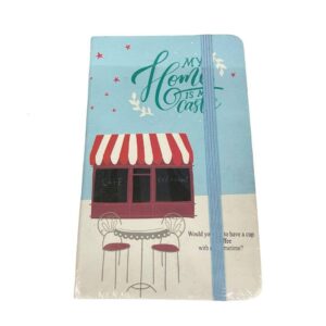 Blue notebook Design size A6