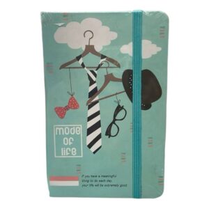 Blue Notebook with Design size A7