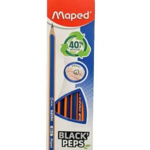 pack of Maped Black'Peps HB #2 graphite pencils