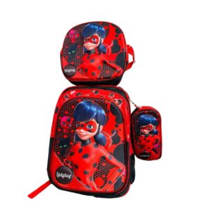 Lady Bug Backpack Set Of 3