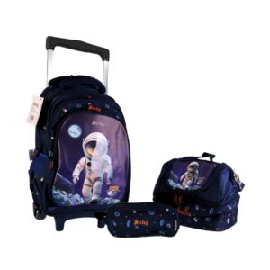 Barley Trolley Astronaut Backpack Set of 3