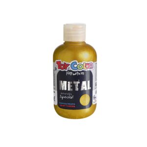 bottle of Toy Color Superwashable Ready Tempera in a metallic shade