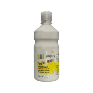 bottle of Pajory Kids Finger Paint in white