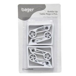 bager bottel up table pegs