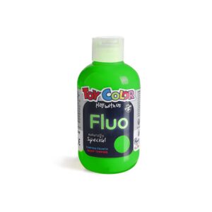 green fluorescent (Fluo) superwashable tempera paint by Toy Color