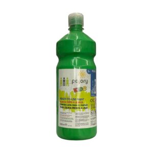 bottle of Pajory Kids Ready-to-Use Paint in green 1000L