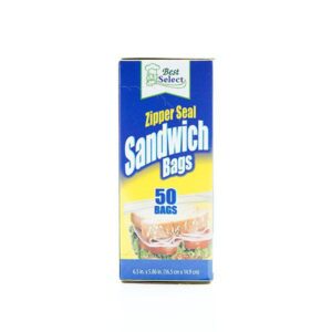 zipper seal sandwich bags
