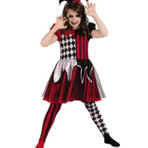 Wicked Clown Girl Costume