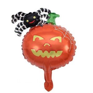 pumpkin/spider foil ballon Size:26*40