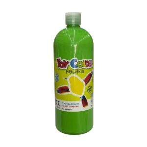 1000ml bottle of Toy Color Superwashable Ready Tempera paint in light green