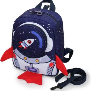 rocket-shaped toddler backpack