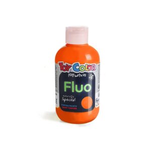 Toy Color Superwashable Tempera in a fluorescent orange color