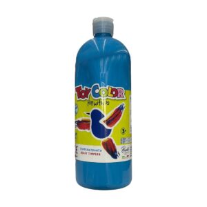 bottle of Toy Color Superwashable Ready Tempera paint, specifically in a 1000ml
